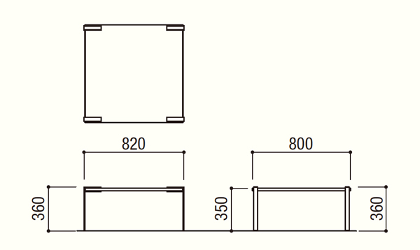 TABLE ONE 80BK