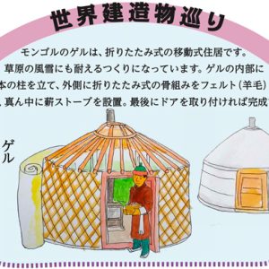 世界建造物めぐり モンゴル「ゲル」